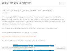 Tablet Screenshot of ekduitin.wordpress.com