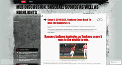 Desktop Screenshot of mlbsportstalk.wordpress.com