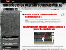 Tablet Screenshot of mlbsportstalk.wordpress.com