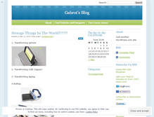 Tablet Screenshot of gabrot.wordpress.com