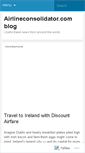 Mobile Screenshot of airconsolidator.wordpress.com