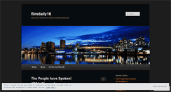 Desktop Screenshot of filmdaily16.wordpress.com