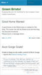 Mobile Screenshot of greenbristol.wordpress.com