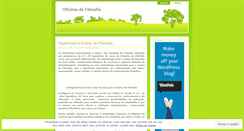 Desktop Screenshot of oficinasdefilosofia.wordpress.com