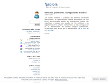 Tablet Screenshot of fgabiola.wordpress.com