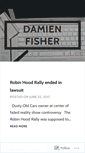Mobile Screenshot of damientfisher.wordpress.com