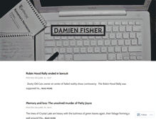 Tablet Screenshot of damientfisher.wordpress.com