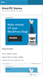 Mobile Screenshot of greatpcgames.wordpress.com