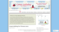 Desktop Screenshot of campladybug.wordpress.com