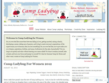 Tablet Screenshot of campladybug.wordpress.com