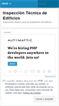 Mobile Screenshot of inspecciontecnicadeedificios.wordpress.com