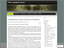 Tablet Screenshot of handballherren.wordpress.com