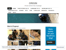 Tablet Screenshot of originhq.wordpress.com