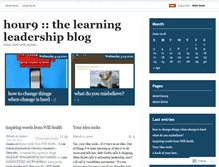 Tablet Screenshot of hour9.wordpress.com