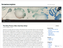 Tablet Screenshot of brownscorpion.wordpress.com