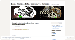 Desktop Screenshot of onlinefilmnezes.wordpress.com