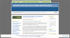 Desktop Screenshot of houstonrealestatehomesandmortgages.wordpress.com