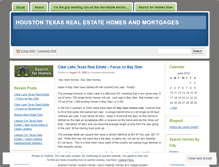 Tablet Screenshot of houstonrealestatehomesandmortgages.wordpress.com