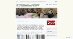 Desktop Screenshot of columbuszoocheetahs.wordpress.com