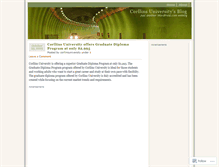 Tablet Screenshot of corllinsuniversity.wordpress.com