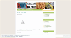 Desktop Screenshot of manhattanteaparty.wordpress.com