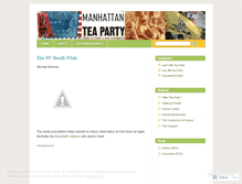 Tablet Screenshot of manhattanteaparty.wordpress.com