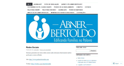 Desktop Screenshot of abnerbertoldo.wordpress.com
