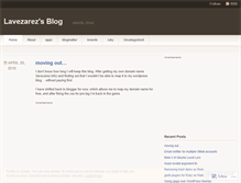 Tablet Screenshot of lavezarez.wordpress.com