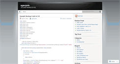 Desktop Screenshot of agmojedo.wordpress.com