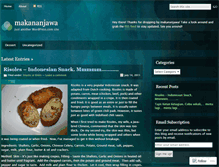 Tablet Screenshot of makananjawa.wordpress.com