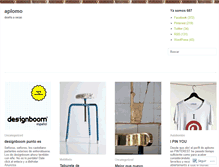 Tablet Screenshot of aplomo.wordpress.com