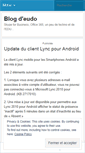 Mobile Screenshot of eudaele.wordpress.com