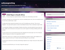 Tablet Screenshot of cathywagnerblog.wordpress.com