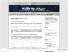 Tablet Screenshot of midlifebatmitzvah.wordpress.com