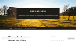 Desktop Screenshot of maxicrop.wordpress.com