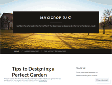 Tablet Screenshot of maxicrop.wordpress.com