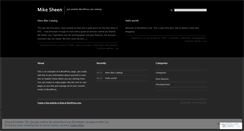 Desktop Screenshot of mikesheen.wordpress.com