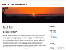Tablet Screenshot of keyhole.bancdebinary60seconds.wordpress.com