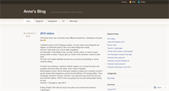 Desktop Screenshot of annebh.wordpress.com