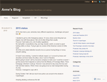 Tablet Screenshot of annebh.wordpress.com