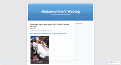 Desktop Screenshot of madamonline.wordpress.com