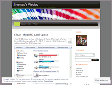 Tablet Screenshot of enumap.wordpress.com