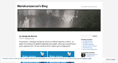 Desktop Screenshot of marialcarazarcas.wordpress.com