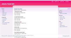 Desktop Screenshot of infotraveljakarta.wordpress.com