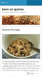 Mobile Screenshot of keenonquinoa.wordpress.com
