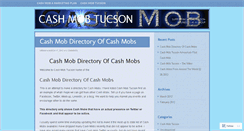 Desktop Screenshot of cashmobtucson.wordpress.com