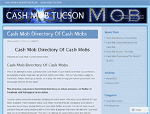 Tablet Screenshot of cashmobtucson.wordpress.com