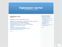 Tablet Screenshot of dagispappan.wordpress.com