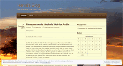 Desktop Screenshot of blogvonhenni.wordpress.com