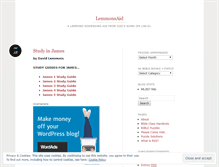 Tablet Screenshot of lemmonsaid.wordpress.com